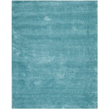 SAFAVIEH Shag Rectangle RugsAqua Blue 11 x 16 ft. SG180-6060-1116